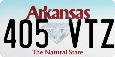 AR license plate 405VTZ
