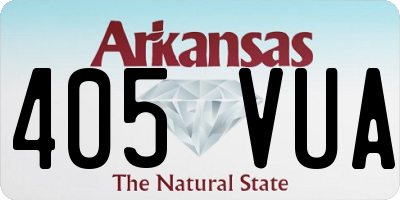 AR license plate 405VUA