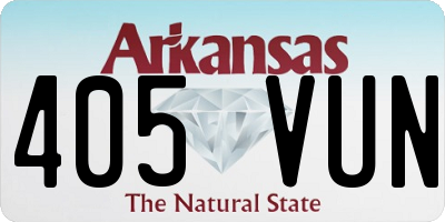 AR license plate 405VUN