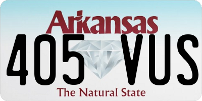 AR license plate 405VUS