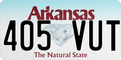 AR license plate 405VUT