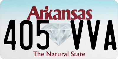 AR license plate 405VVA