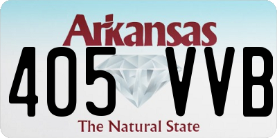 AR license plate 405VVB