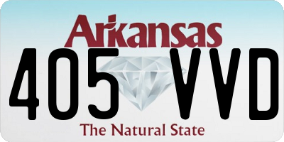 AR license plate 405VVD