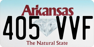 AR license plate 405VVF