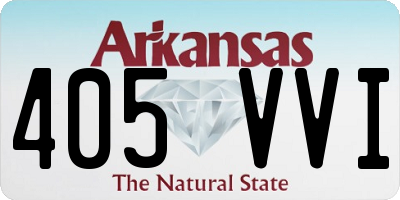 AR license plate 405VVI
