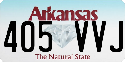AR license plate 405VVJ