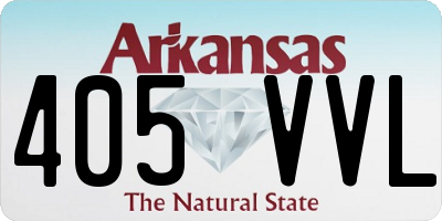 AR license plate 405VVL