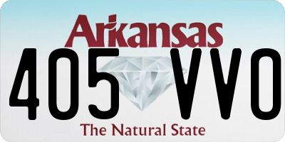 AR license plate 405VVO