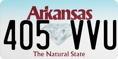 AR license plate 405VVU