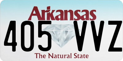 AR license plate 405VVZ
