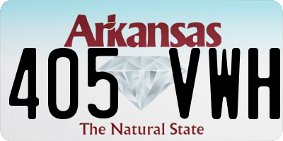 AR license plate 405VWH