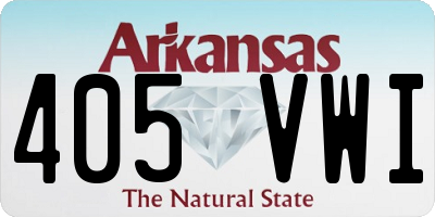 AR license plate 405VWI