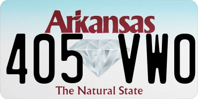AR license plate 405VWO
