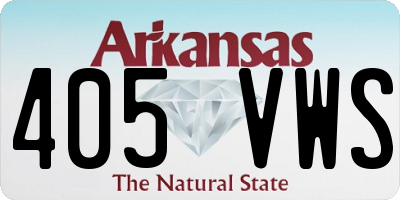 AR license plate 405VWS