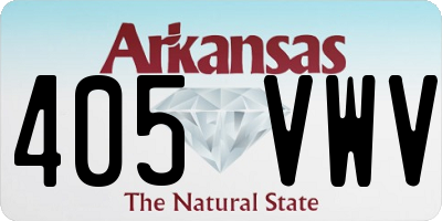 AR license plate 405VWV