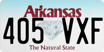 AR license plate 405VXF
