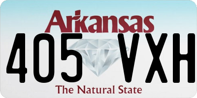 AR license plate 405VXH