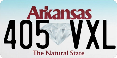 AR license plate 405VXL