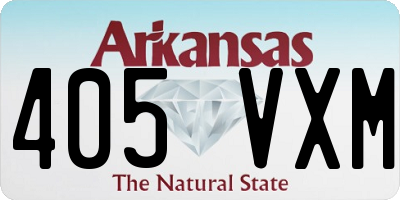 AR license plate 405VXM