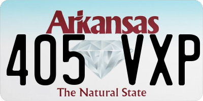 AR license plate 405VXP