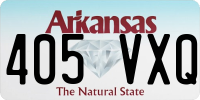 AR license plate 405VXQ