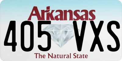 AR license plate 405VXS