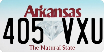 AR license plate 405VXU