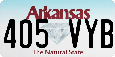 AR license plate 405VYB
