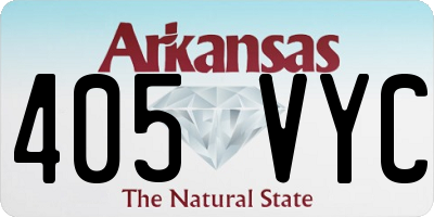 AR license plate 405VYC