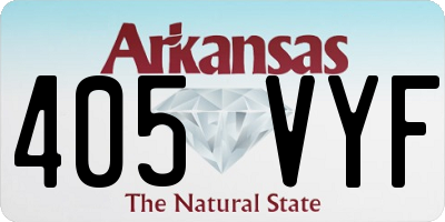 AR license plate 405VYF