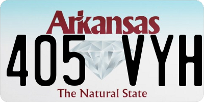 AR license plate 405VYH