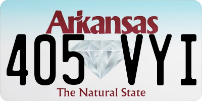 AR license plate 405VYI