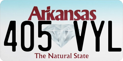 AR license plate 405VYL
