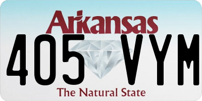 AR license plate 405VYM