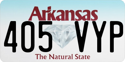 AR license plate 405VYP