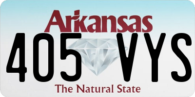 AR license plate 405VYS