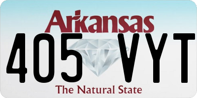 AR license plate 405VYT