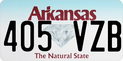 AR license plate 405VZB