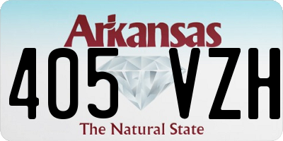 AR license plate 405VZH