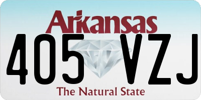 AR license plate 405VZJ