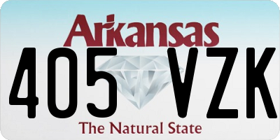 AR license plate 405VZK