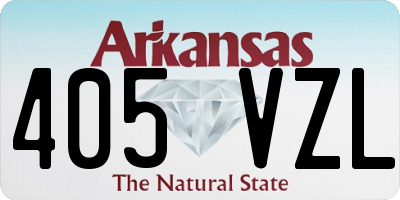 AR license plate 405VZL