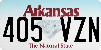 AR license plate 405VZN