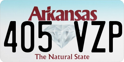 AR license plate 405VZP
