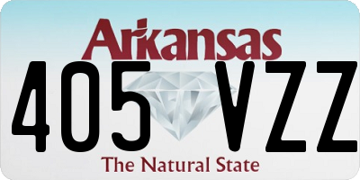 AR license plate 405VZZ