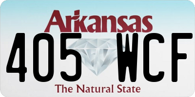 AR license plate 405WCF