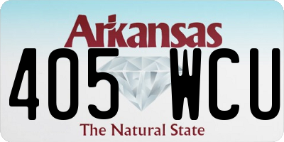 AR license plate 405WCU
