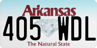 AR license plate 405WDL