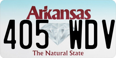 AR license plate 405WDV